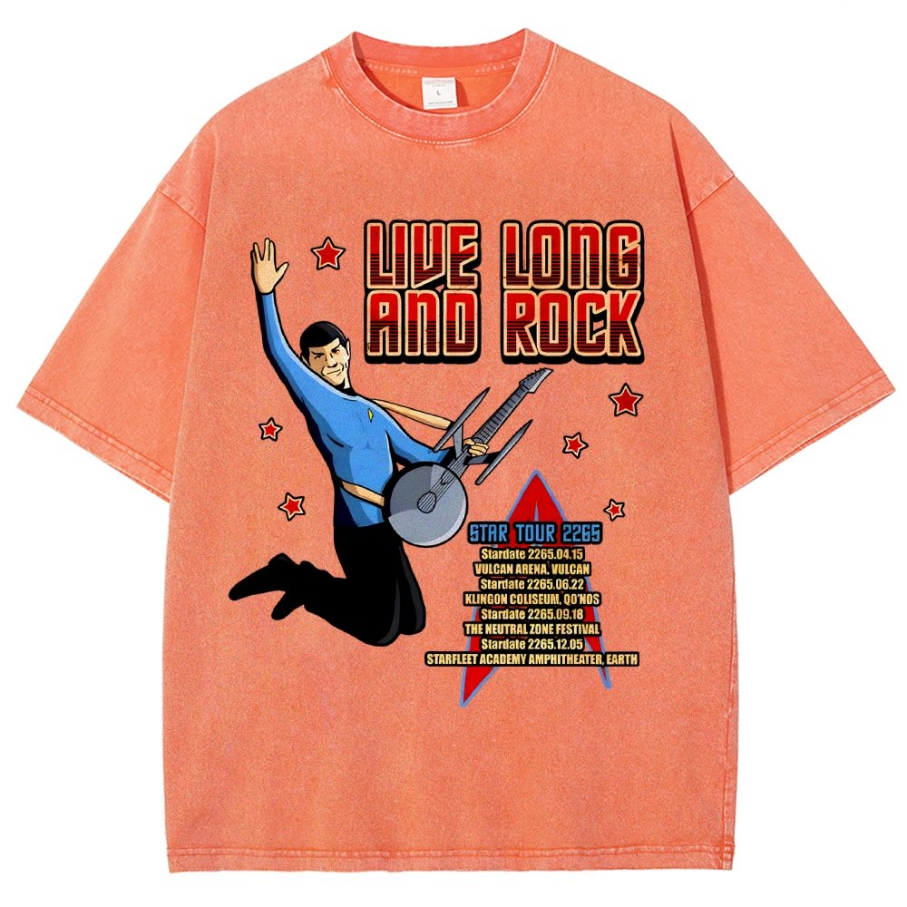 Live Long and Roll Vintage Distressed T-shirt