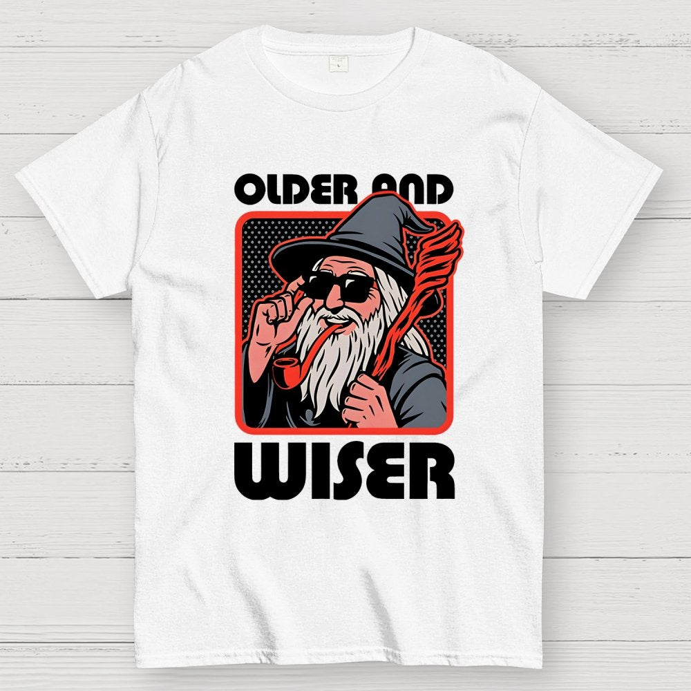 Old Wise Wizard Pop Art Geek T-Shirt