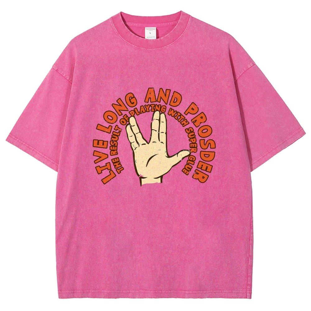 The Result Of Playing With Super Glue Vintage Distressed T-shirt