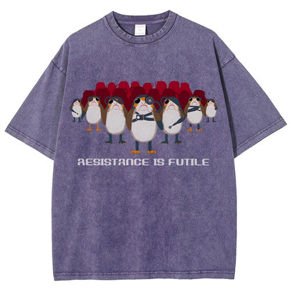 Resistance is Futile Vintage Distressed T-shirt