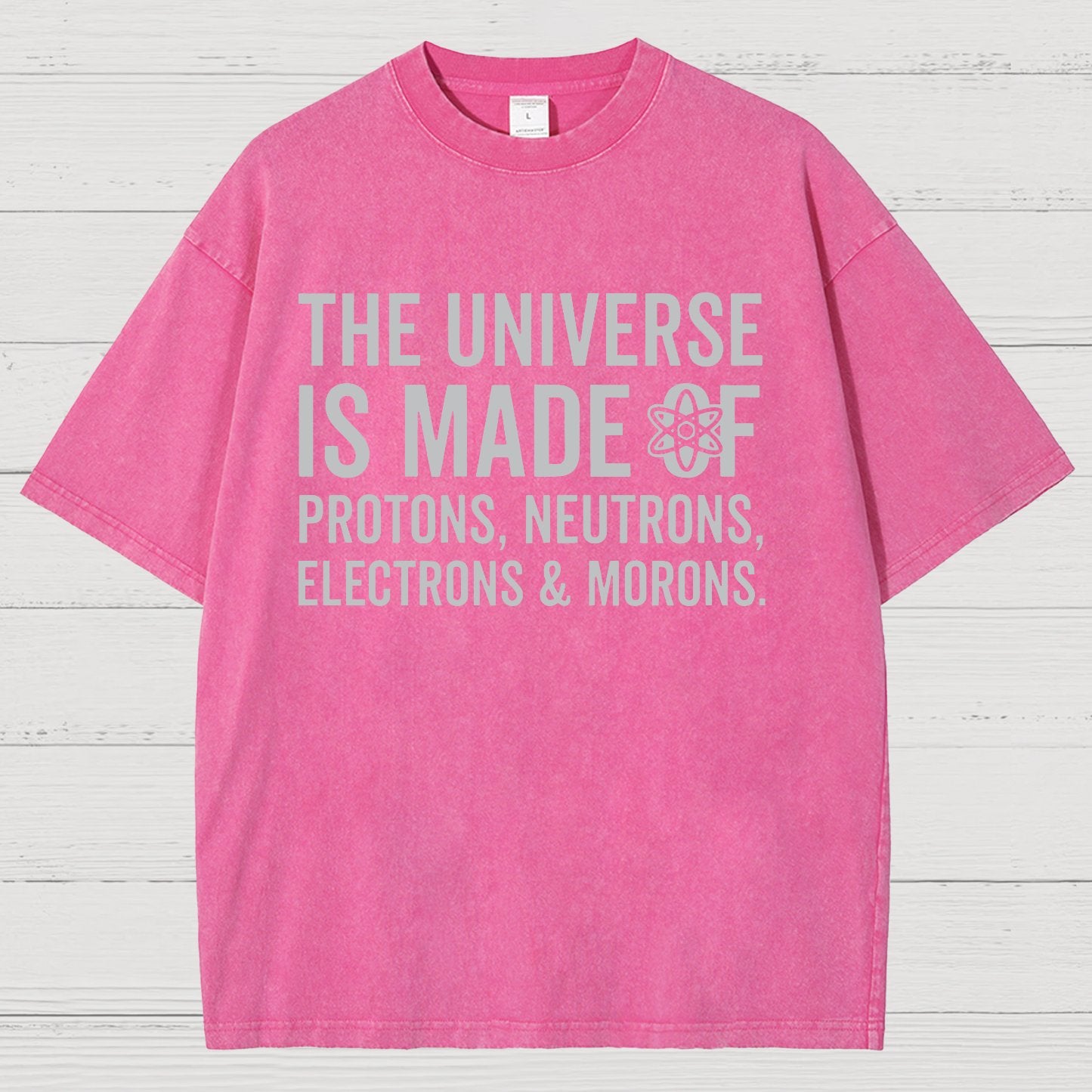 The Universe Is Made Of Morons Vintage Distressed T-shirt