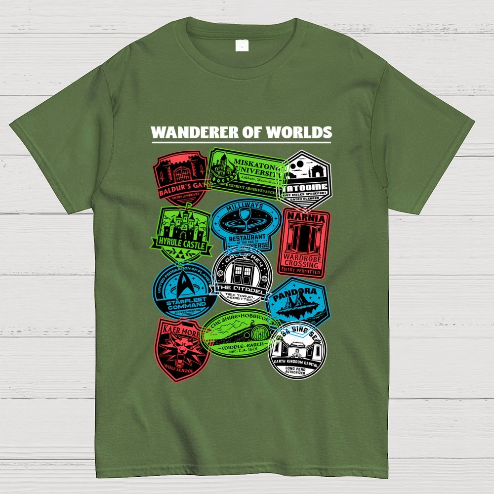 Geek Travel Stamp Geek T-Shirt