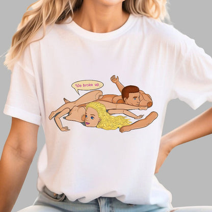 We Broke Up The Break up Funny Geek T-Shirt