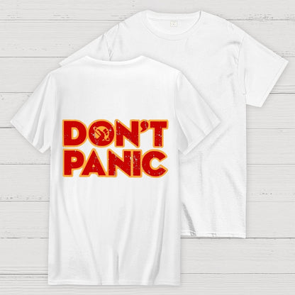 Dont Panic  Back Printing Geek T-Shirt
