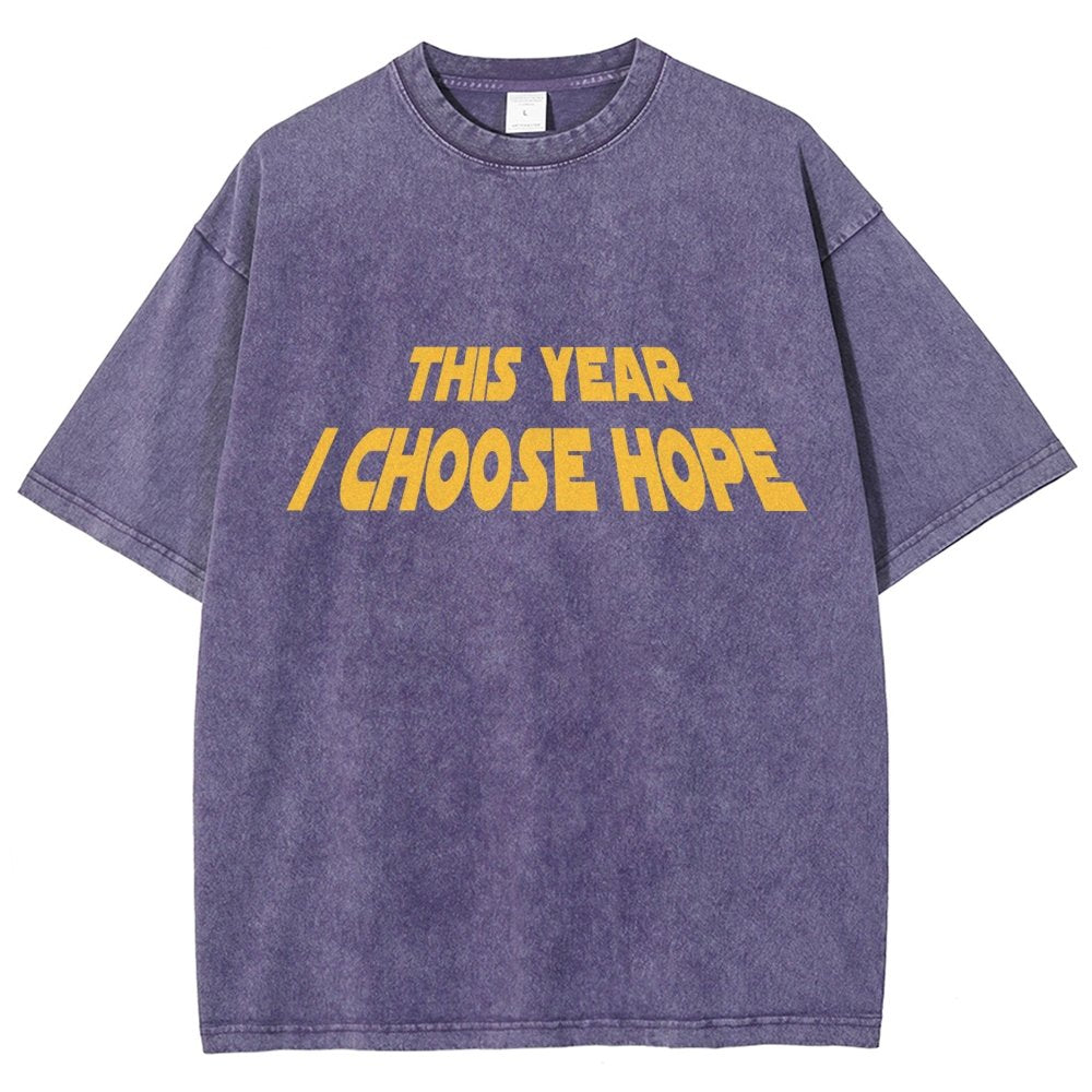 I Choose Hope  Vintage Distressed T-shirt