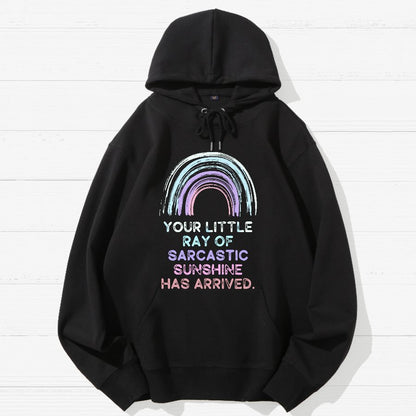 Your Little Ray of Sarcastic Sunshine Has Arrived  Geek Cotton Hoodie