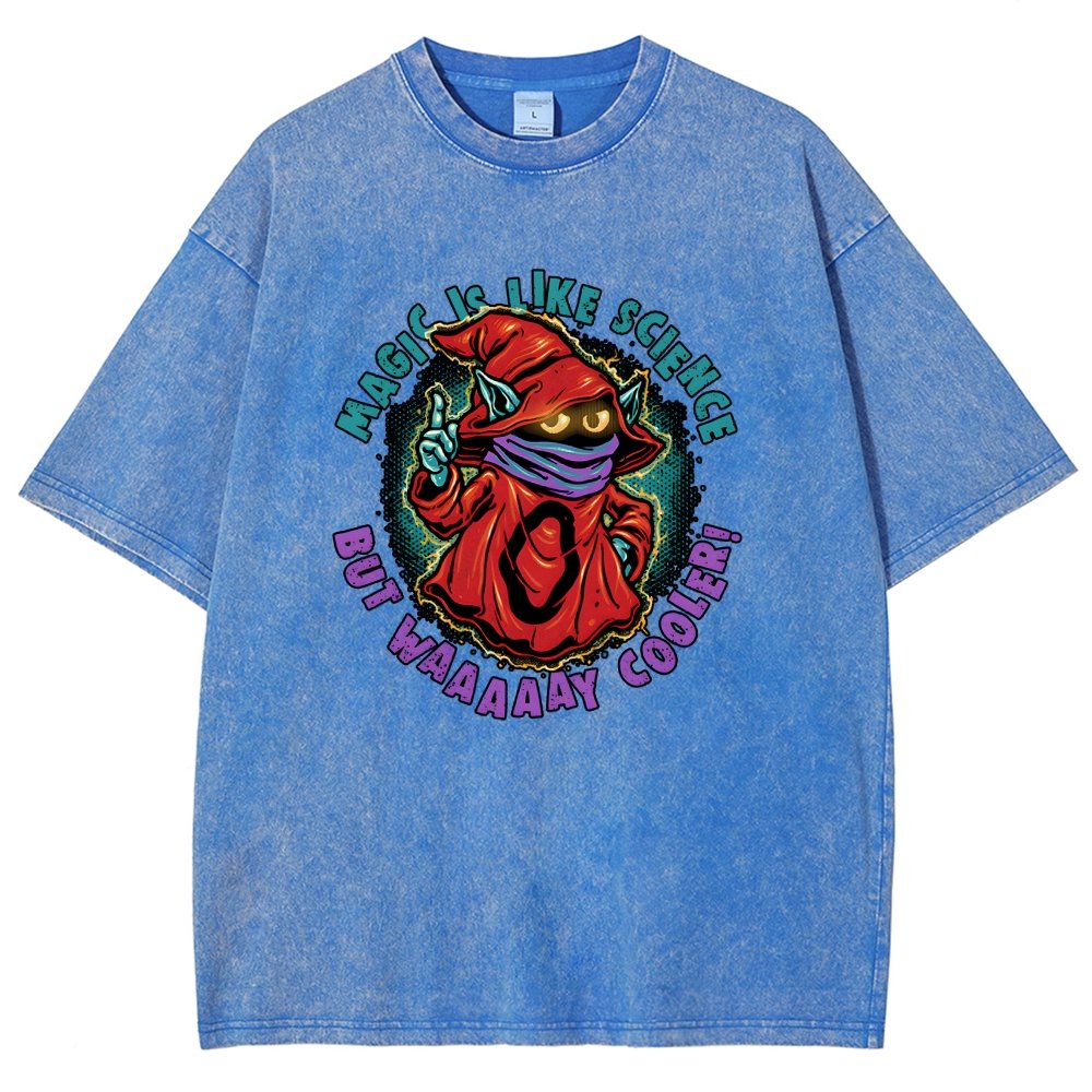 Magic Is Like Science Vintage Distressed T-shirt
