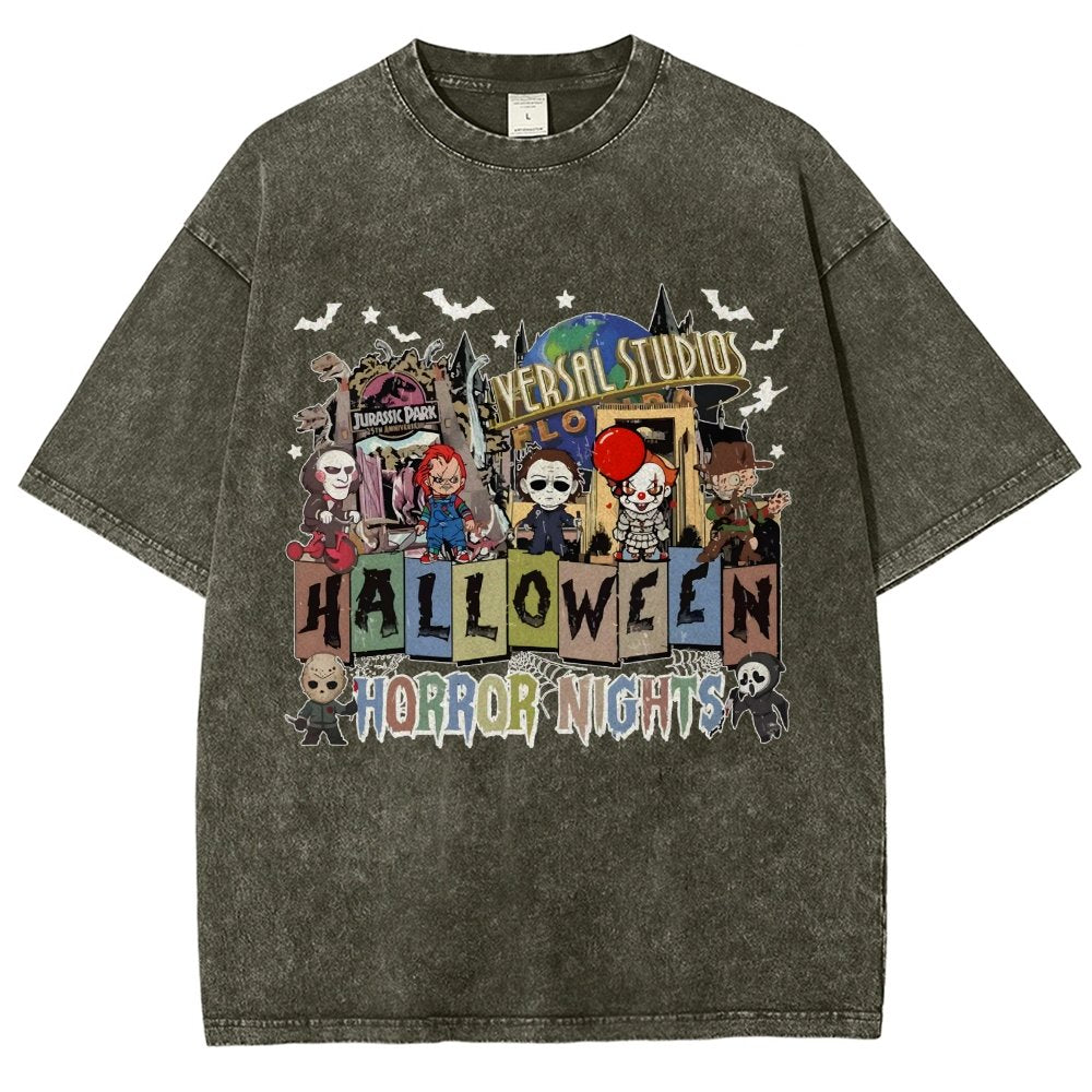 Halloween Horror Nights Vintage Distressed T-shirt