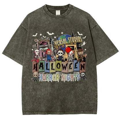 Halloween Horror Nights Vintage Distressed T-shirt