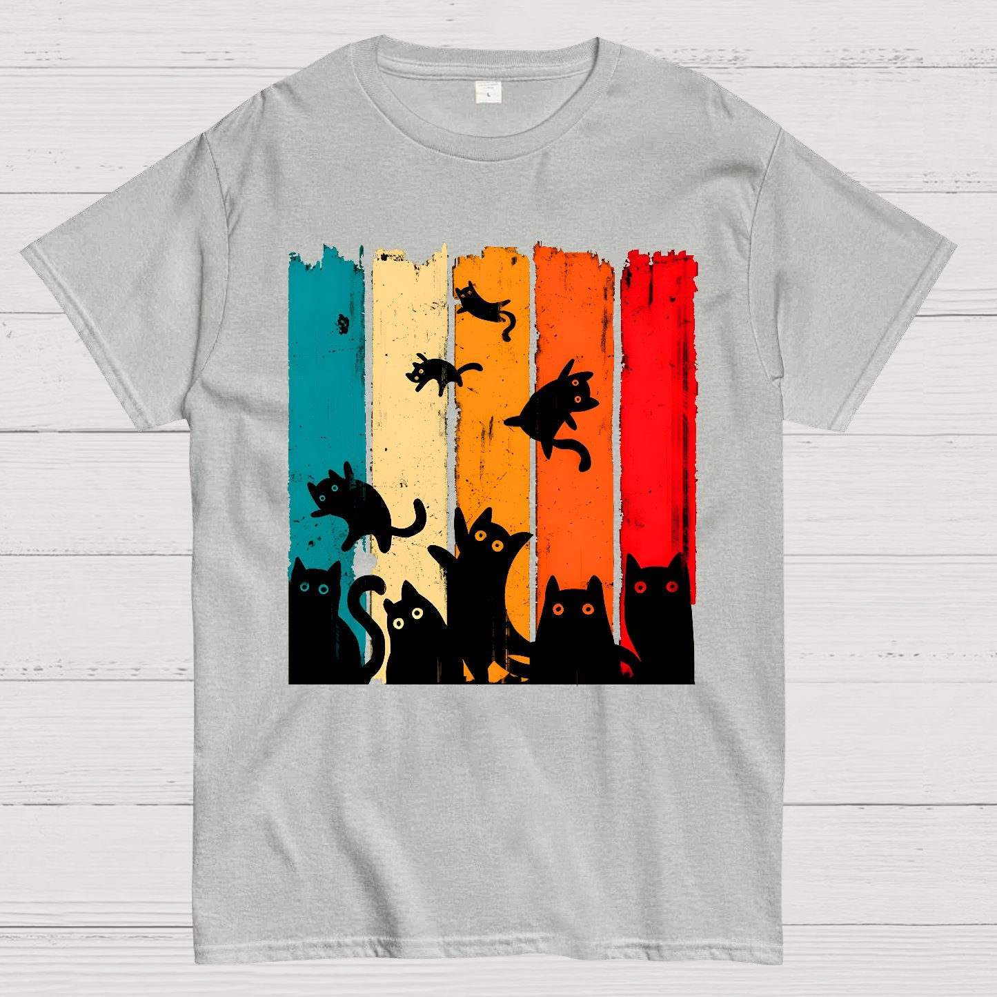 Retro Kitty Chaos Geek T-Shirt