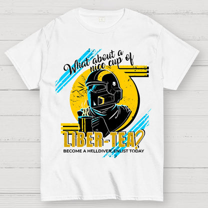 What about a cup of Liber-tea? Geek T-Shirt