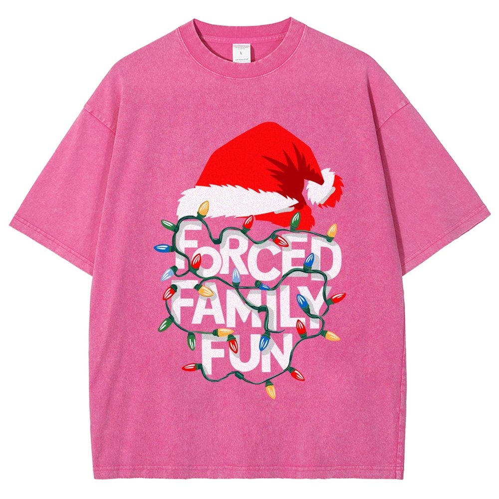 Forced Family Fun Vintage Distressed T-shirt