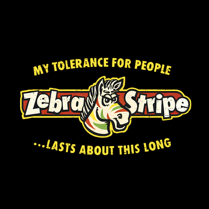Zebra Fruit Stripe Gum Washed Long Sleeve Tee