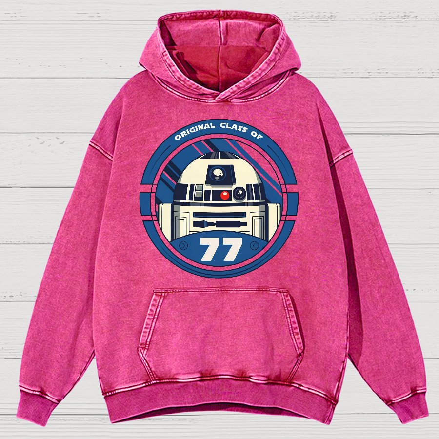 Original Class Of 77 Vintage Distressed Hoodie