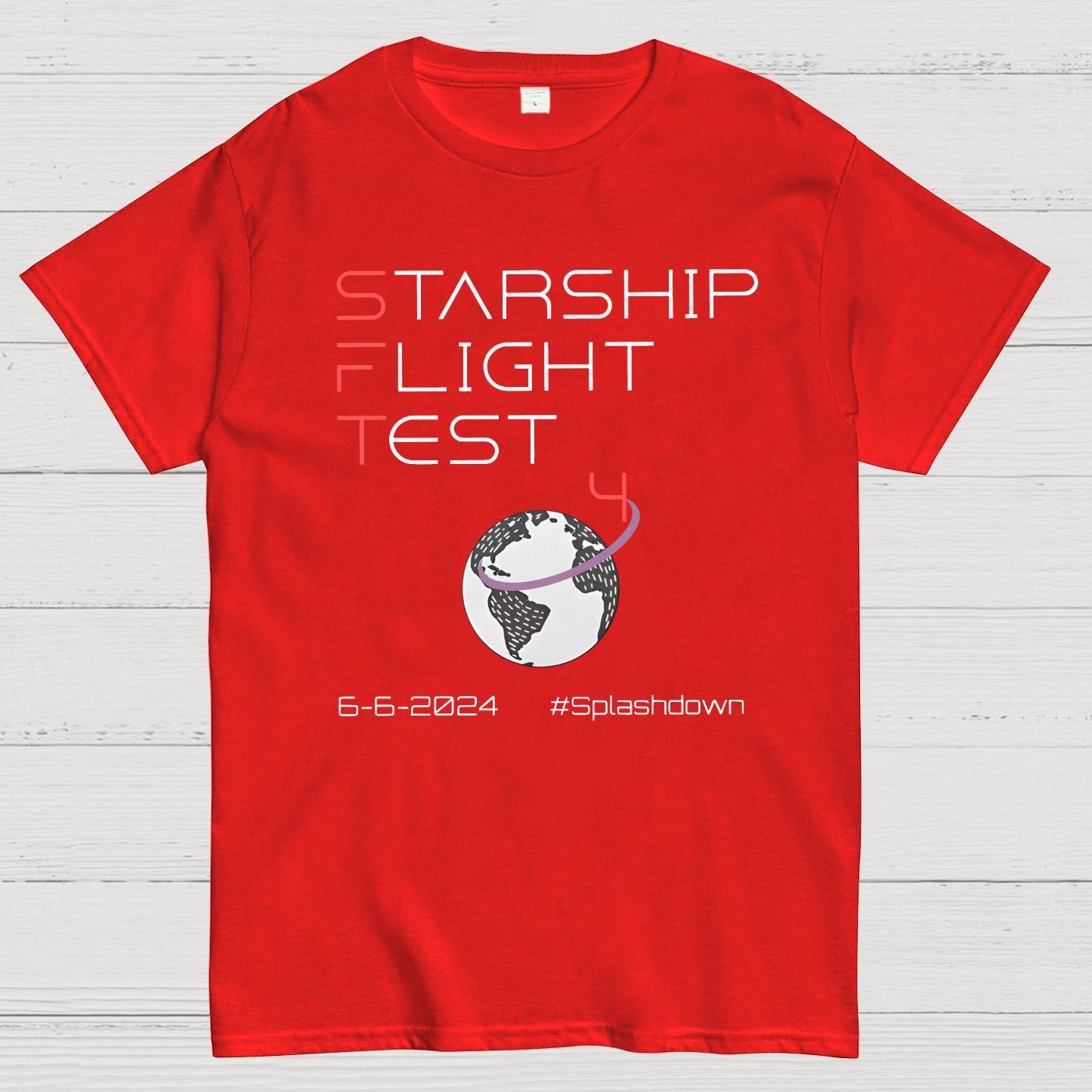 Starship Flight Test Milestone SFT4 Geek T-Shirt