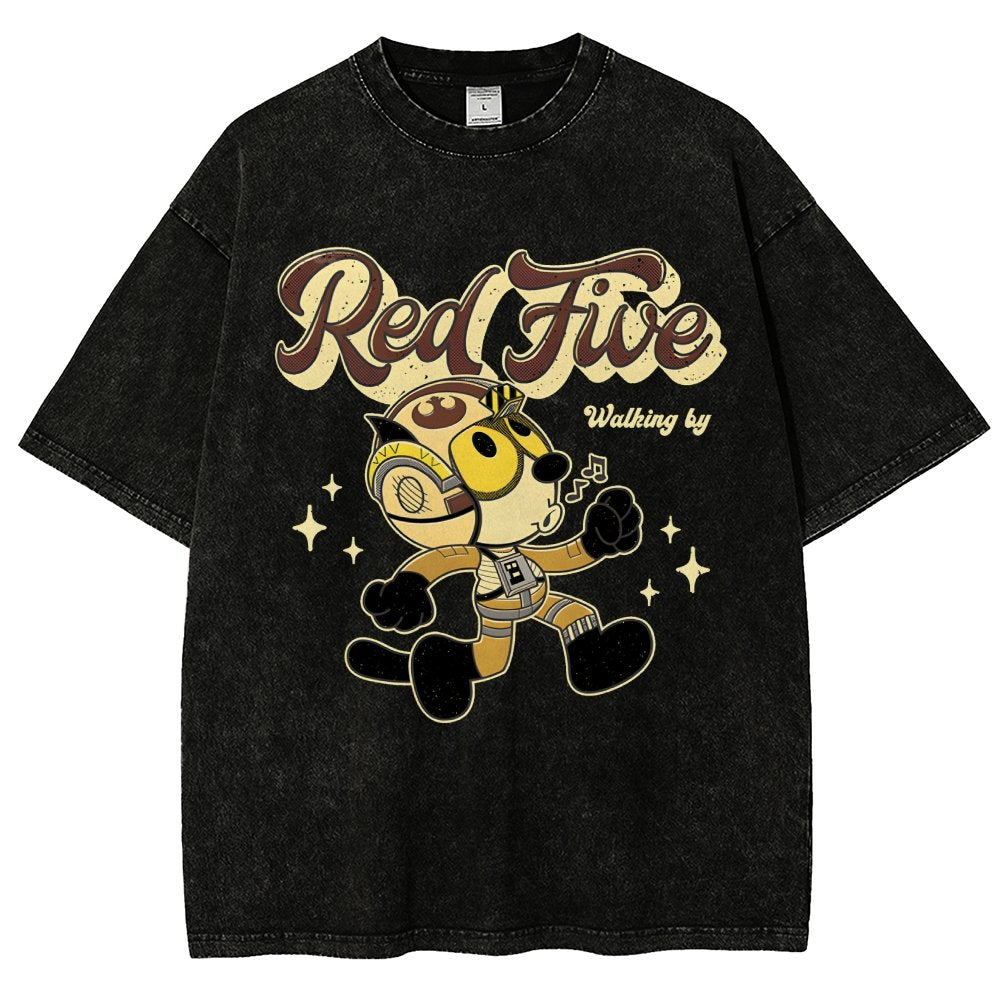 The Rebel Cat Vintage Distressed T-shirt