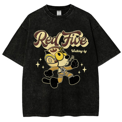 The Rebel Cat Vintage Distressed T-shirt