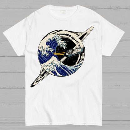Interstellar Kanagawa Wave Geek T-Shirt
