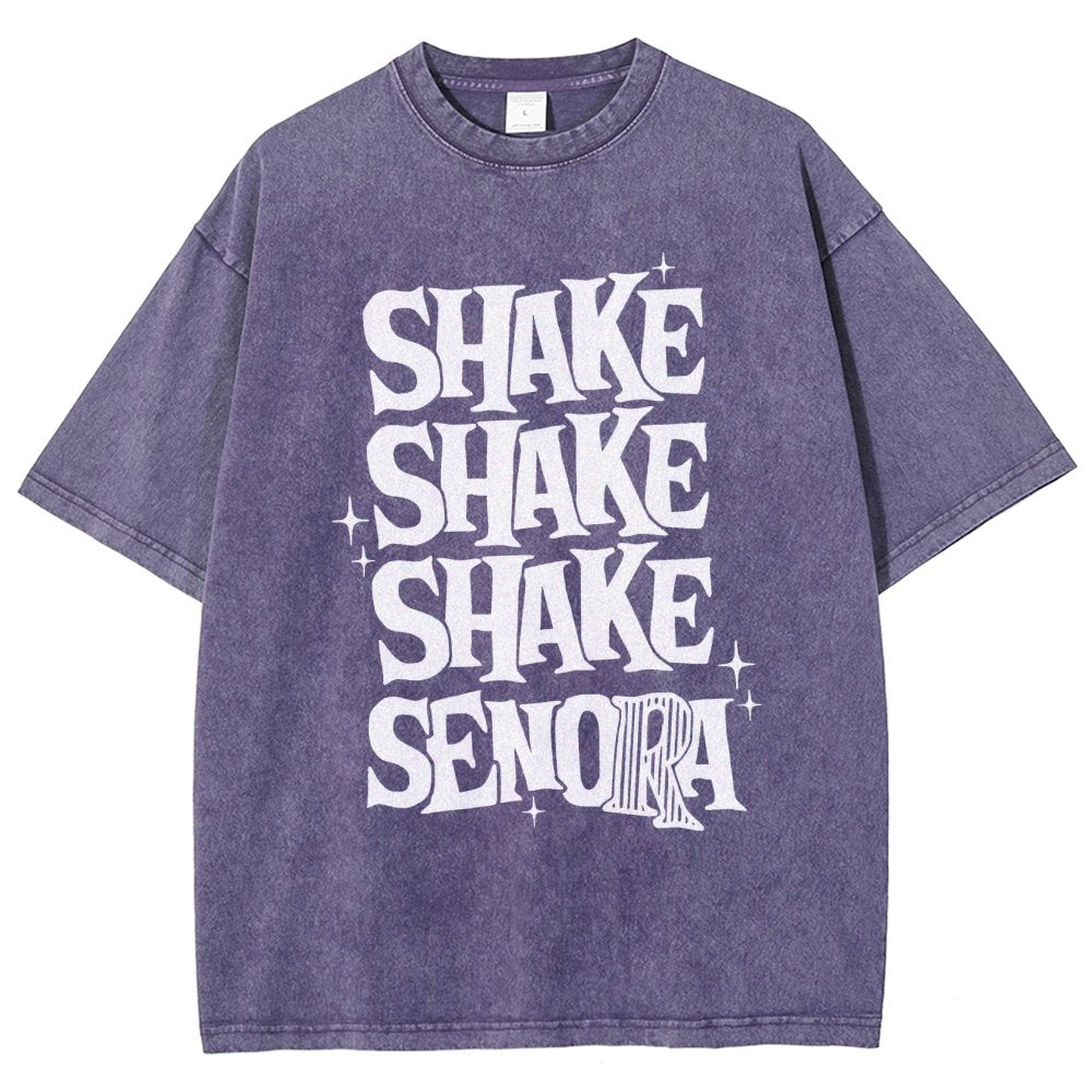 Shake Shake Shake Senora Halloween Vintage Distressed T-shirt