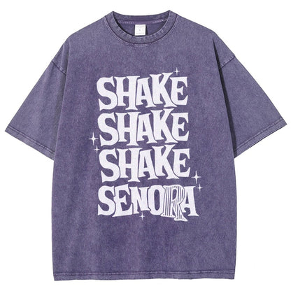 Shake Shake Shake Senora Halloween Vintage Distressed T-shirt