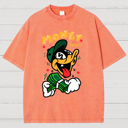 Money Maker！Vintage Distressed T-shirt