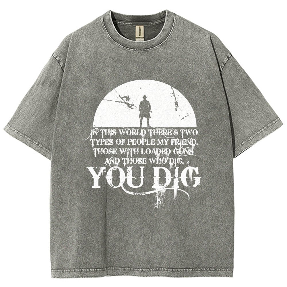 In This World There's Two Kinds Of People Vintage Distressed T-shirt