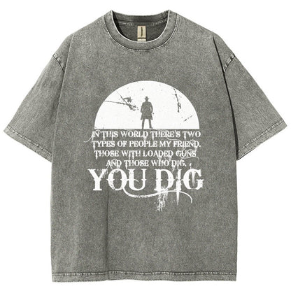 In This World There's Two Kinds Of People Vintage Distressed T-shirt