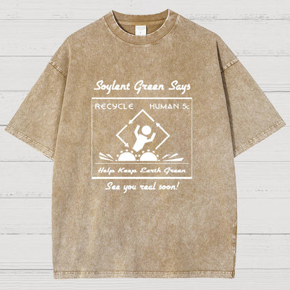 Soylent Green Vintage Distressed T-shirt