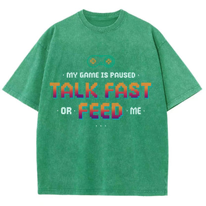 Feed the Gamer Vintage Distressed T-shirt