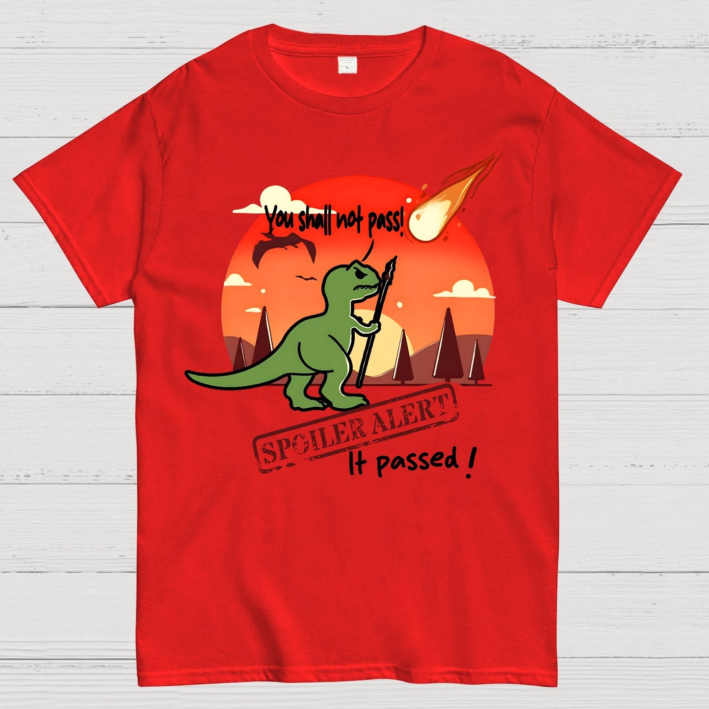 Spoiler alert You shall not proceed! Geek T-Shirt