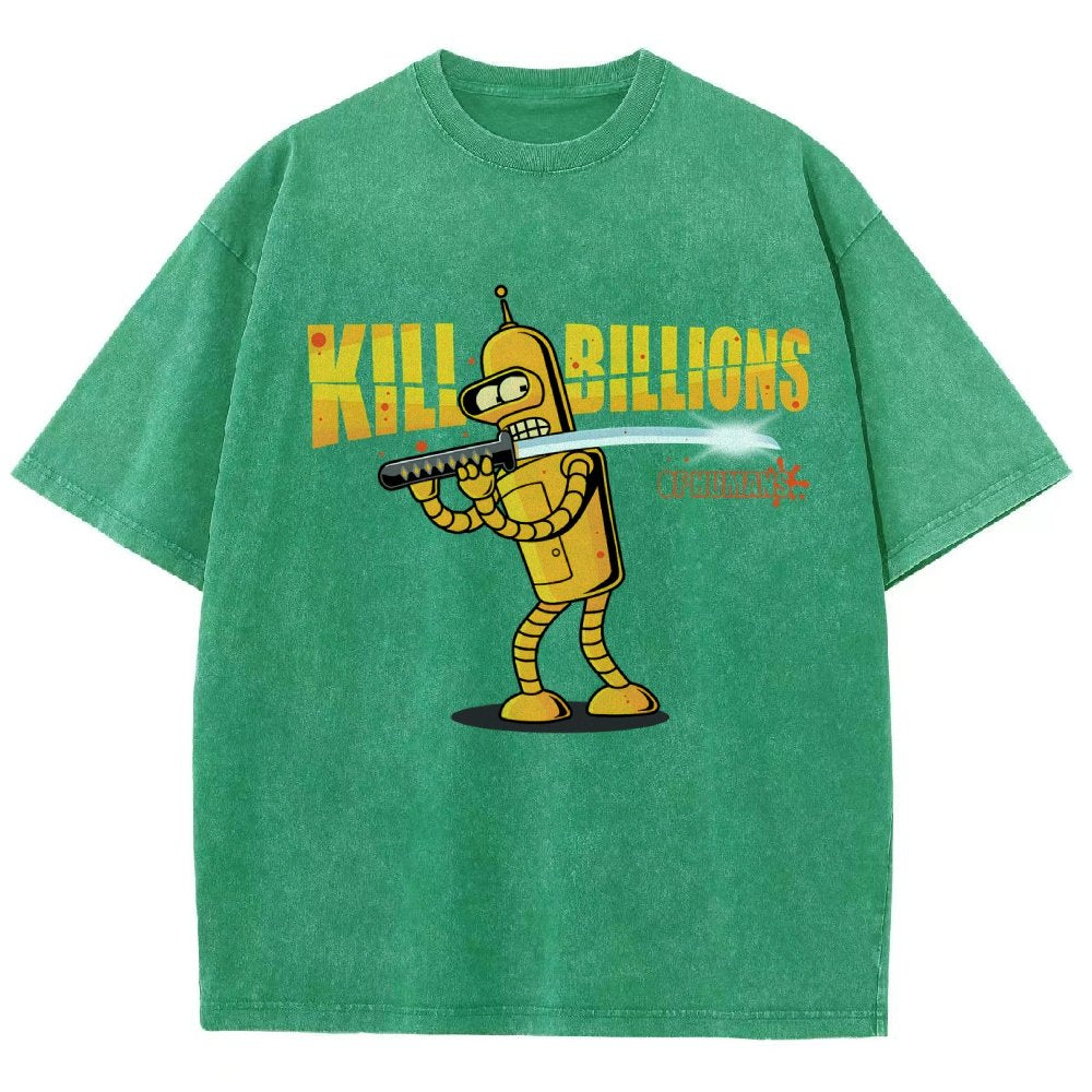 Kill Billions Vintage Distressed T-shirt