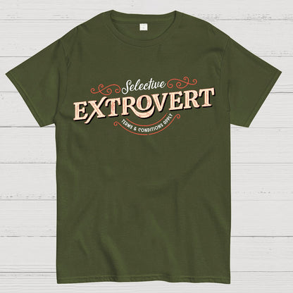 Selective Extrovert Geek T-Shirt