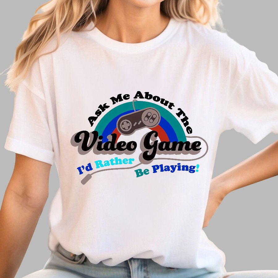 Ask Me About my Video Game Geek T-Shirt