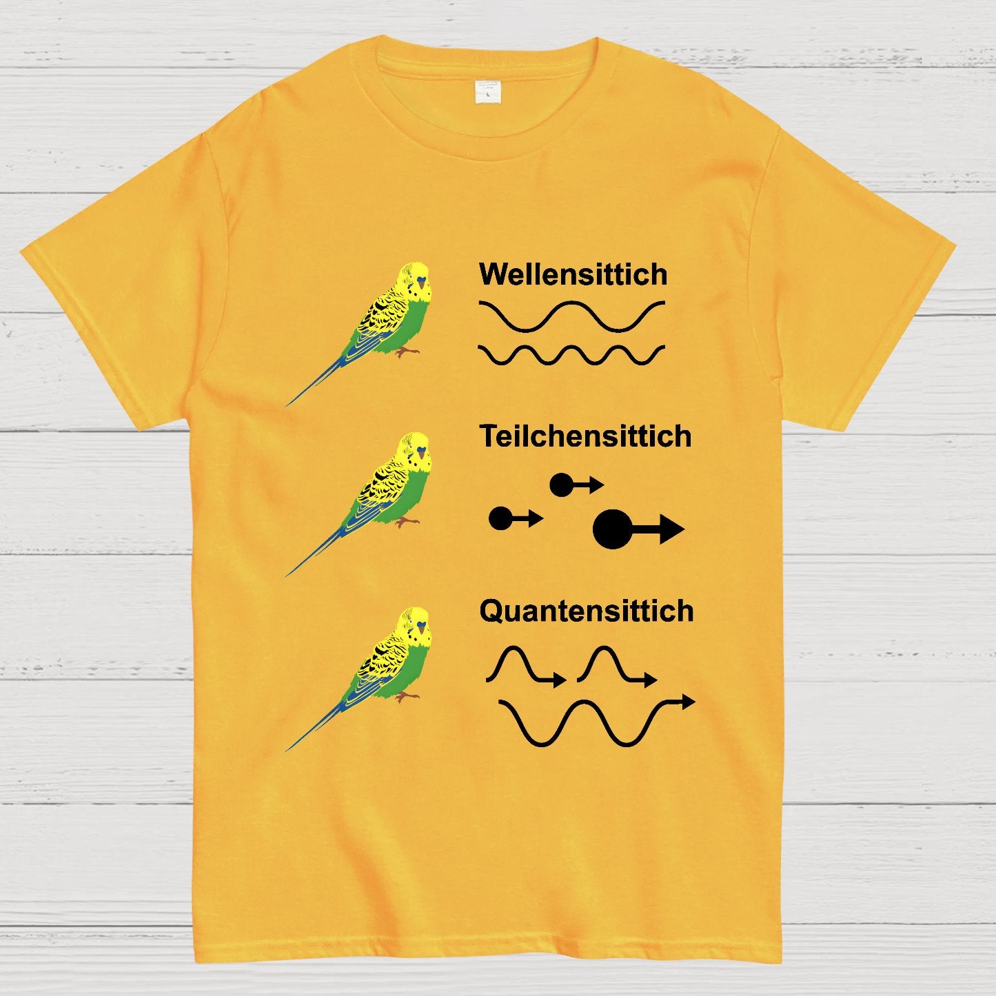 science Quantensittich Geek T-Shirt