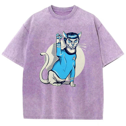 Nap Long and Pros-Purr Vintage Distressed T-shirt