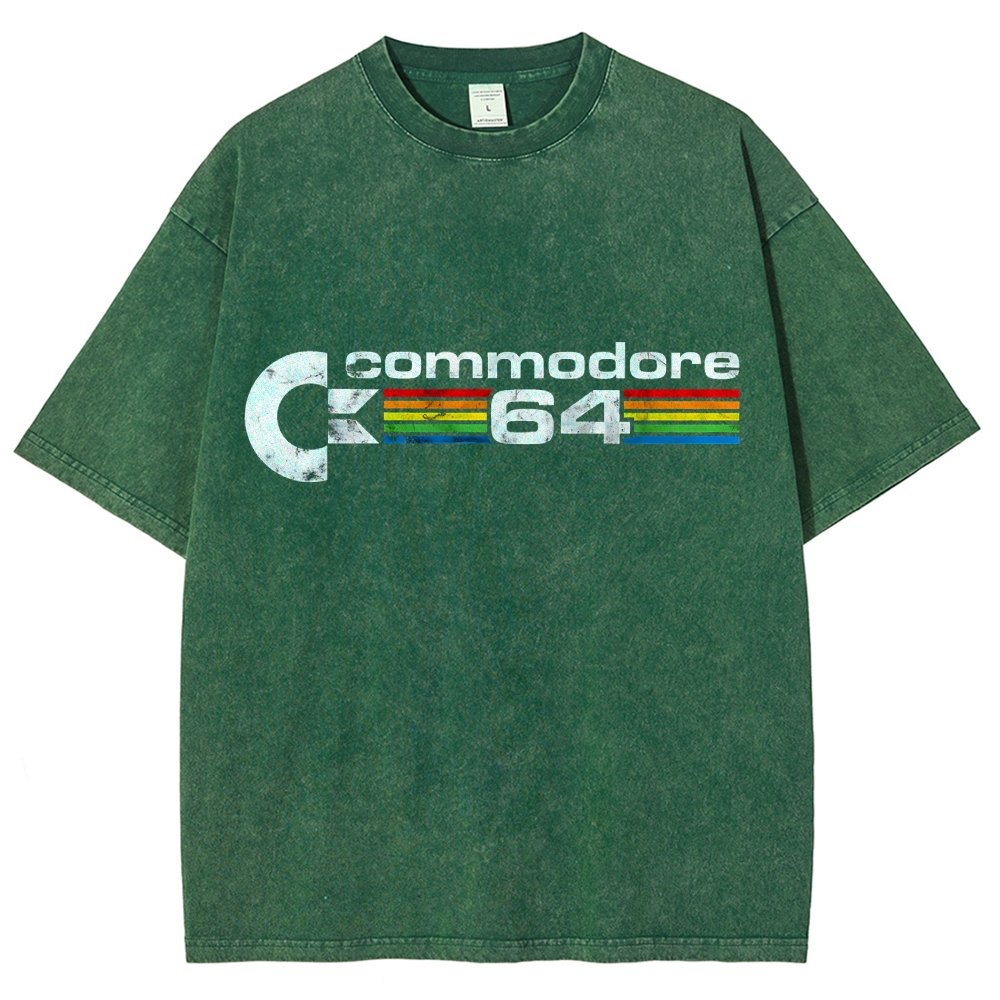 Commodore 64 Retro Vintage Distressed T-shirt