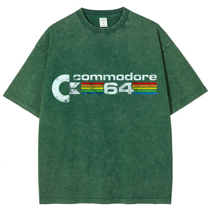 Commodore 64 Retro Vintage Distressed T-shirt