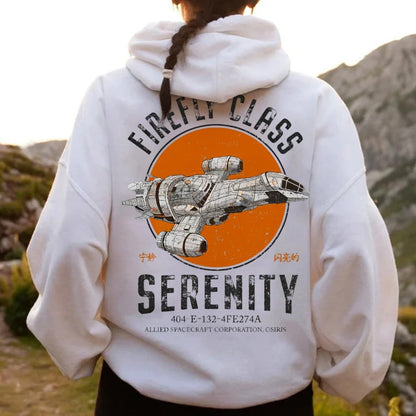 Retro Smugglers Nerdy Printed Back Cotton Hoodie