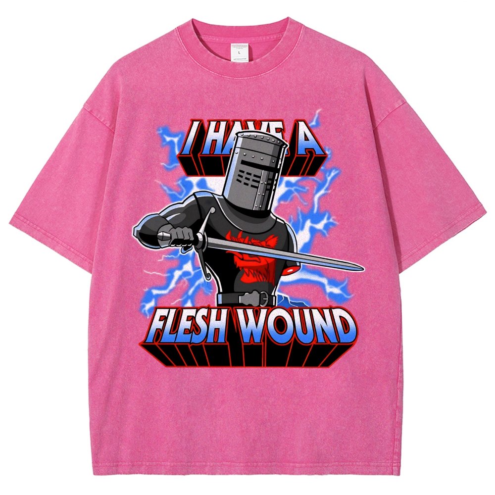 I Have A Flesh Wound Vintage Distressed T-shirt