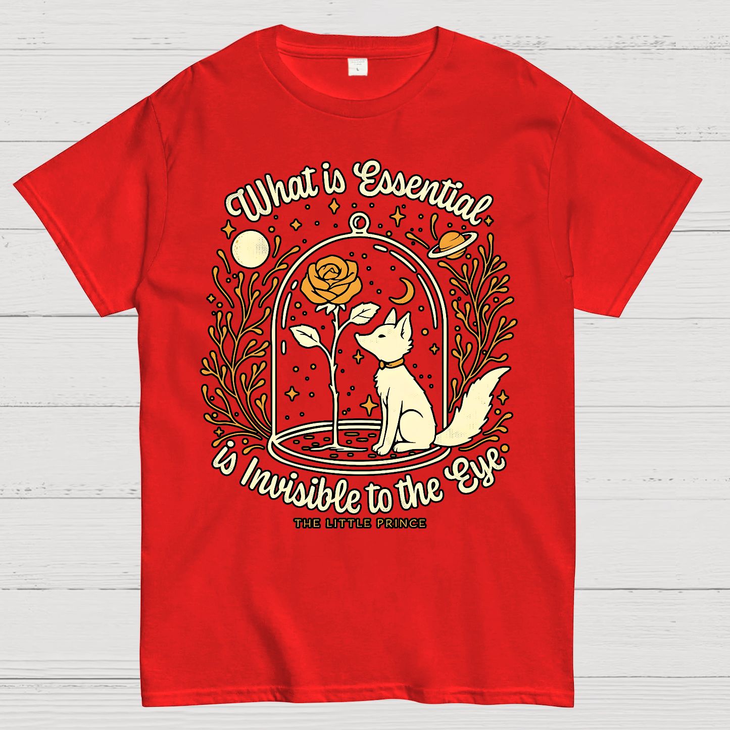 The Rose And The Fox Geek T-Shirt