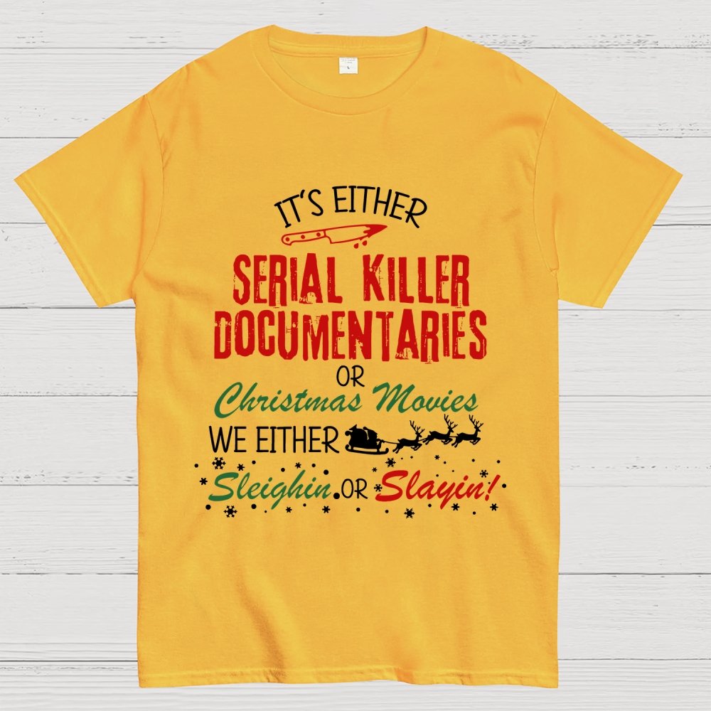 Horror Christmas Funny Christmas Geek T-Shirt