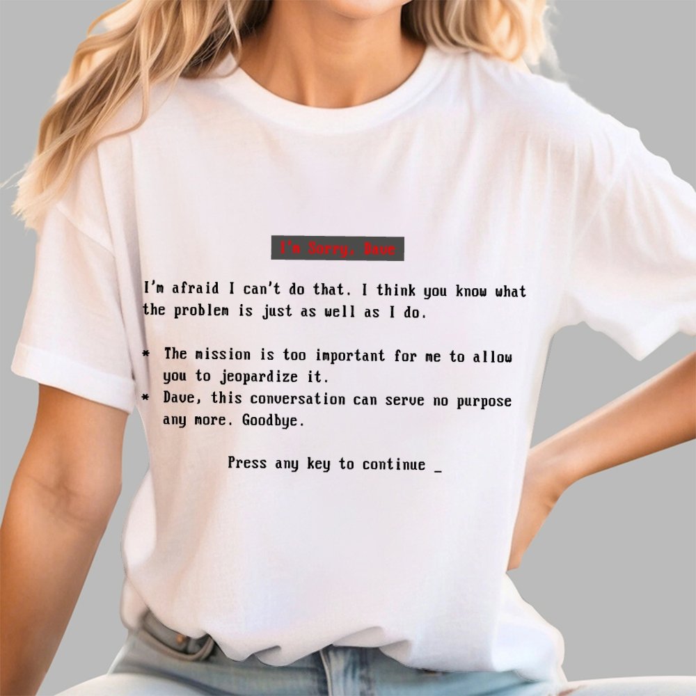 Blue Screen of HAL Geek T-Shirt