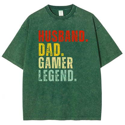 Gamer Dad Vintage Distressed T-shirt