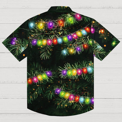 Christmas Art Decorative Light Print Geek Shirt