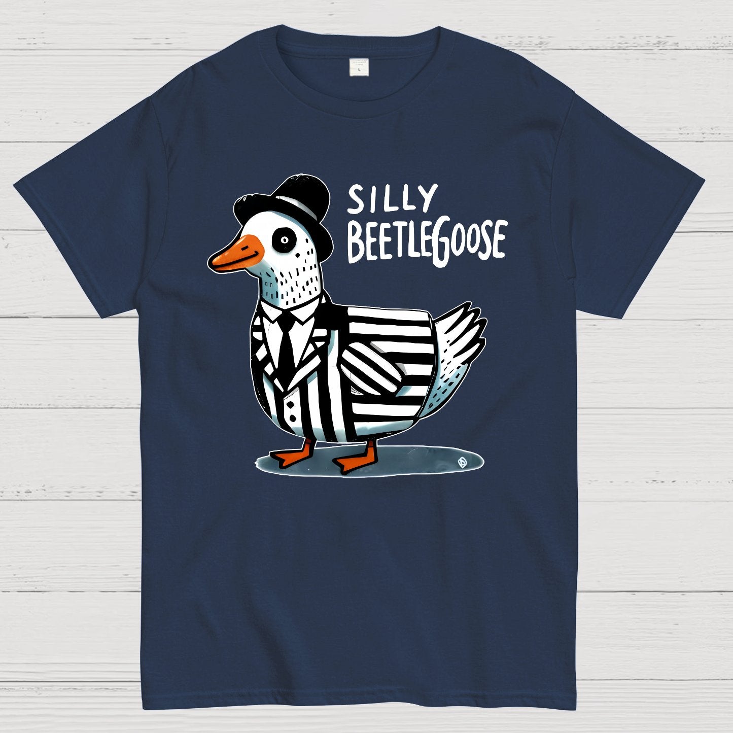 Silly Beetle Goose Funny Geek T-Shirt