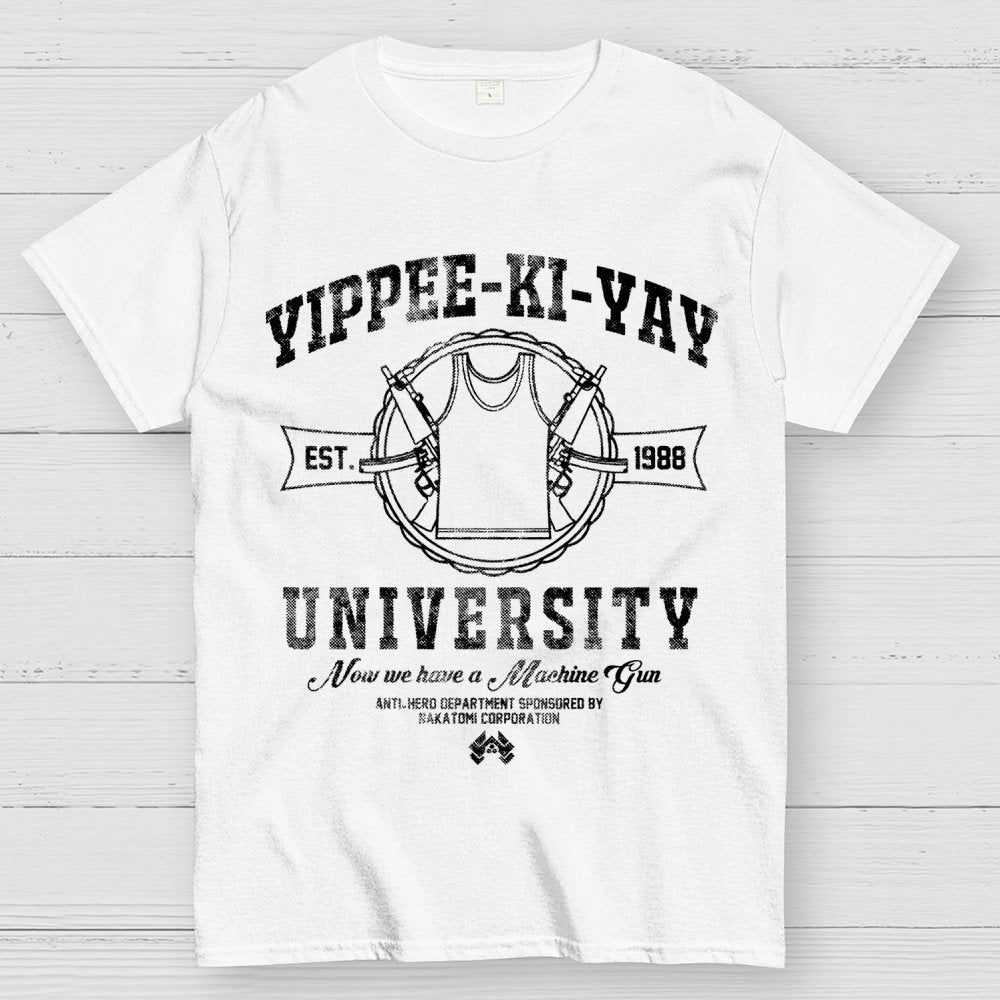 Yippee-Ki-Yay University Geek T-Shirt