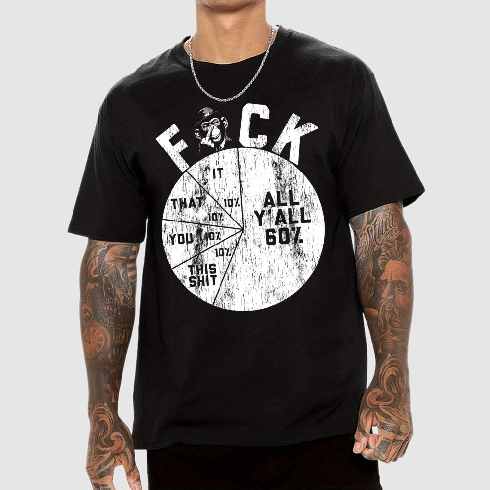 Sentiment Quantification Failure Pie Chart Geek T-Shirt