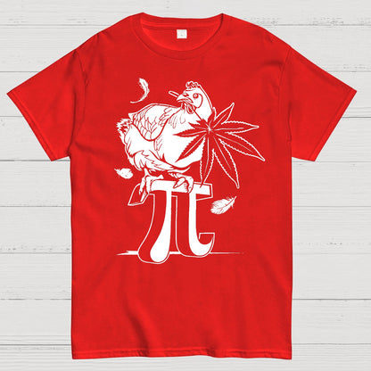Chicken, π, Marijuana, Sarcasm Geek T-Shirt