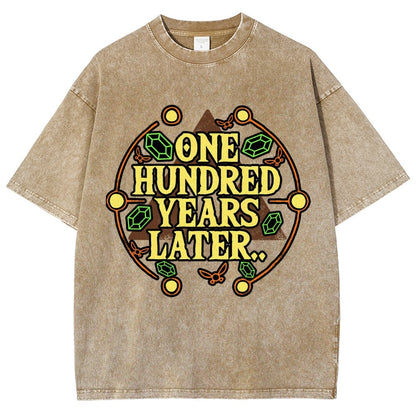 One Hundred Years Later Vintage Distressed T-shirt