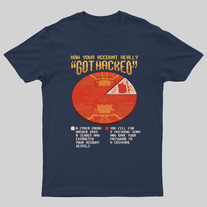 Cyber Security Funny White Hat Hacker Geeky T-Shirt